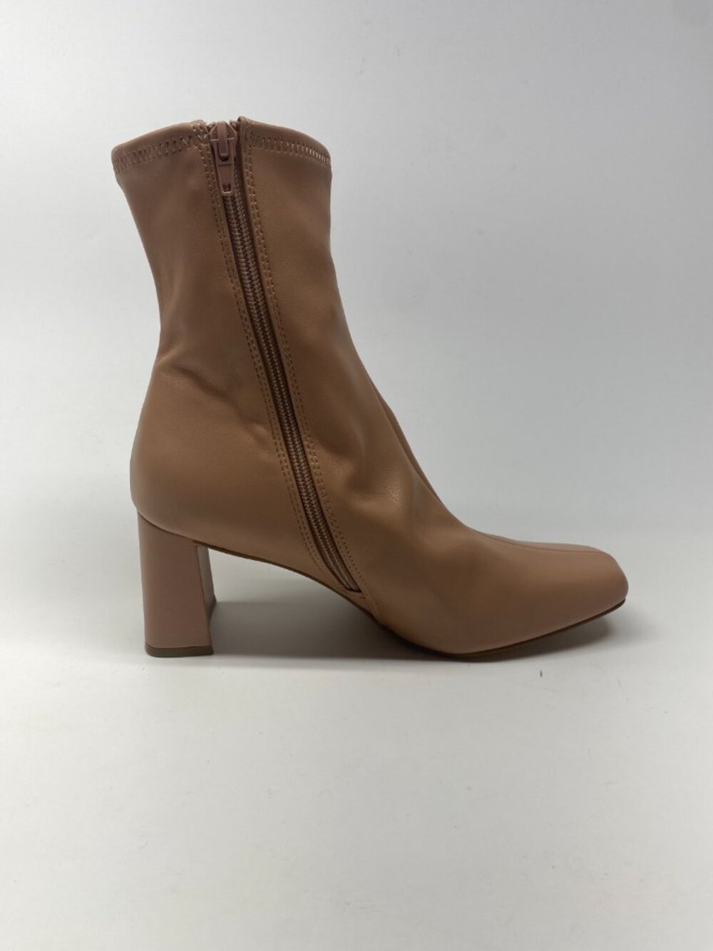 Steve Madden Womens Harli Sock Square Toe Heel Boot Sz 8 M - Picture 5 of 10